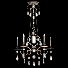 freight is 11.5% 725940-3ST - Encased Gems 50"W Oblong Chandelier