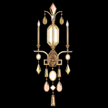 freight is 11.5% 727050-1ST - Encased Gems 49"H Sconce