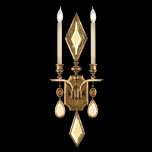 freight is 11.5% 729150-1ST - Encased Gems 29"H Sconce