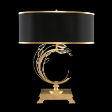 freight is 11.5% 758610-SF34 - Crystal Laurel 31"H RSF Table Lamp