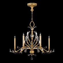 freight is 11.5% 760540ST - Beveled Arcs 44"W Oblong Chandelier
