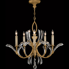 freight is 11.5% 763040ST - Beveled Arcs 36"W Round Chandelier