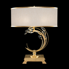 freight is 11.5% 771510-SF33 - Crystal Laurel 31"H LSF Table Lamp