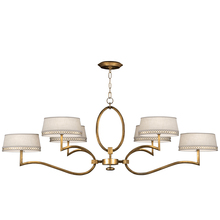 freight is 11.5% 780040-2ST - Allegretto 63"W Oblong Chandelier
