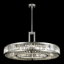 freight is 11.5% 812040ST - Crystal Enchantment 37"W Round Pendant