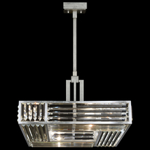 freight is 11.5% 813040ST - Crystal Enchantment 25"W Square Pendant