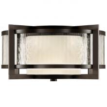 freight is 11.5% 817982ST - Singapore Moderne Outdoor 20"W Outdoor Flush Mount