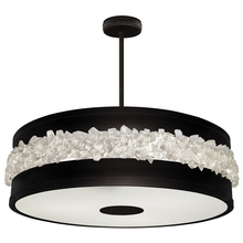 freight is 11.5% 876340-2ST - Arctic Halo 32"W Round Pendant