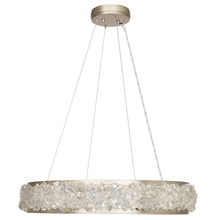 freight is 11.5% 878140-1ST - Arctic Halo 30"W Round Pendant