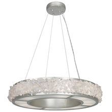 freight is 11.5% 878140ST - Arctic Halo 30"W Round Pendant