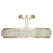 freight is 11.5% 879940-1ST - Arctic Halo 23"W Round Semi-Flush Mount