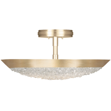 freight is 11.5% 880040-1ST - Arctic Halo 20"W Round Semi-Flush Mount
