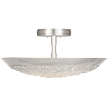 freight is 11.5% 880040ST - Arctic Halo 20"W Round Semi-Flush Mount