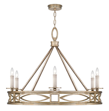 freight is 11.5% 887640-3ST - Cienfuegos 37.5"W Round Chandelier
