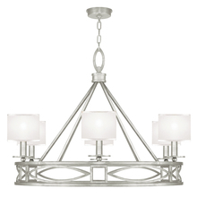 freight is 11.5% 887640-SF41 - Cienfuegos 39.5"W Round Chandelier