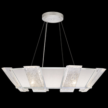 freight is 11.5% 890640-11ST - Crownstone 38"W Round Pendant
