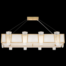 freight is 11.5% 891240-21ST - Crownstone 52"W Rectangular Pendant
