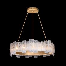 freight is 11.5% 910340-2ST - Lunea 33"W Round Pendant